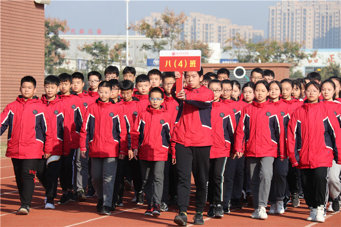 迎新年，賽跑操——北大培文蚌埠實驗學校扎實推進陽光體育活動
